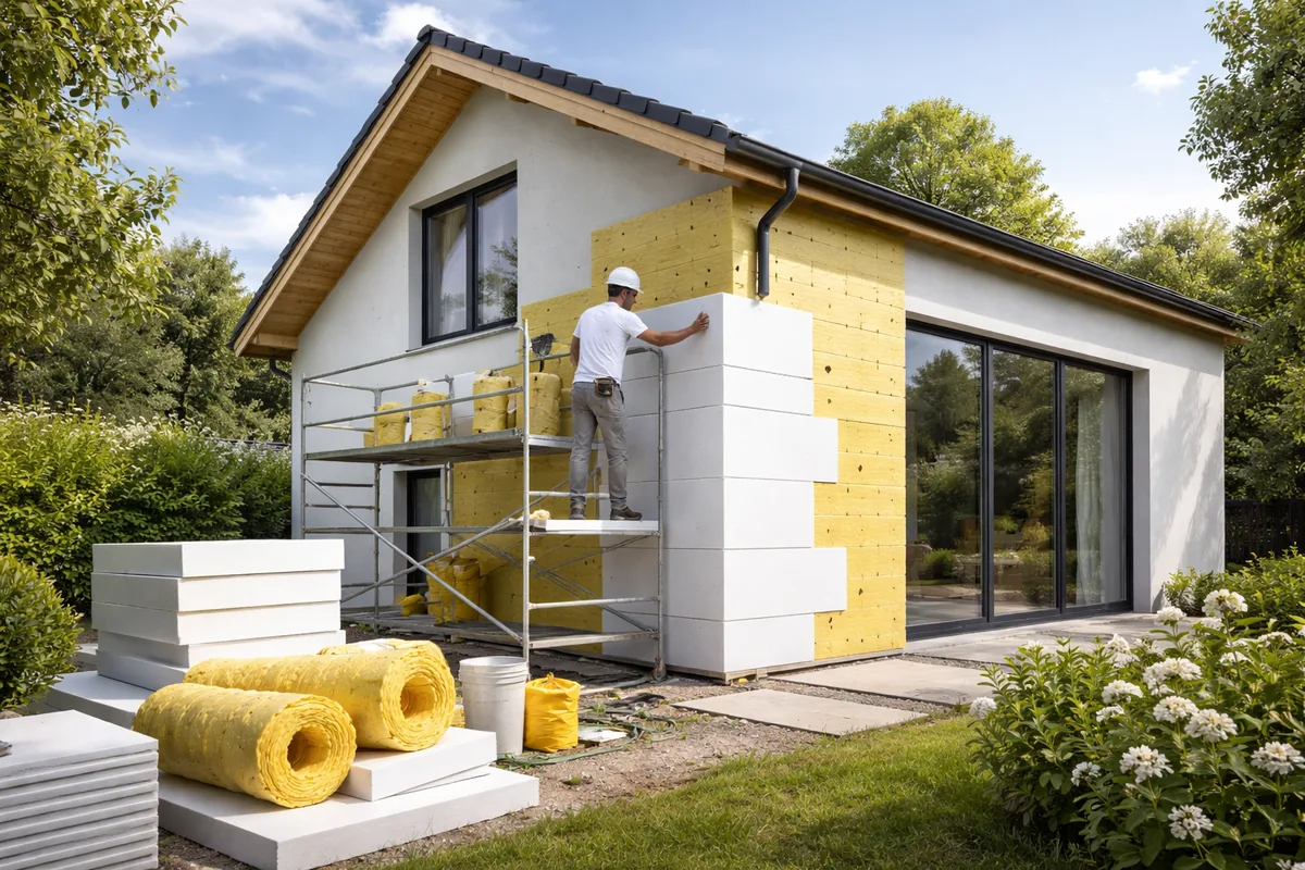 Quel est le coût moyen d'une isolation par l'extérieur sur une maison