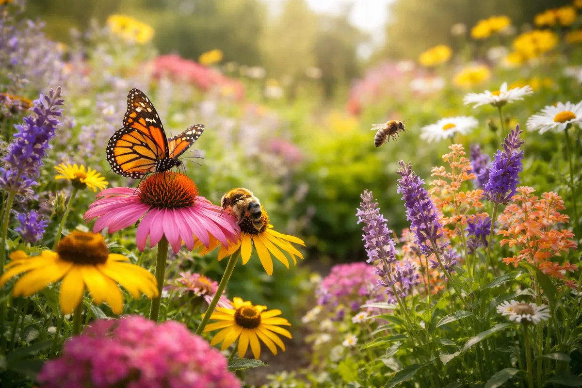 Les merveilles des jardins pollinisateurs : un refuge pour la biodiversité