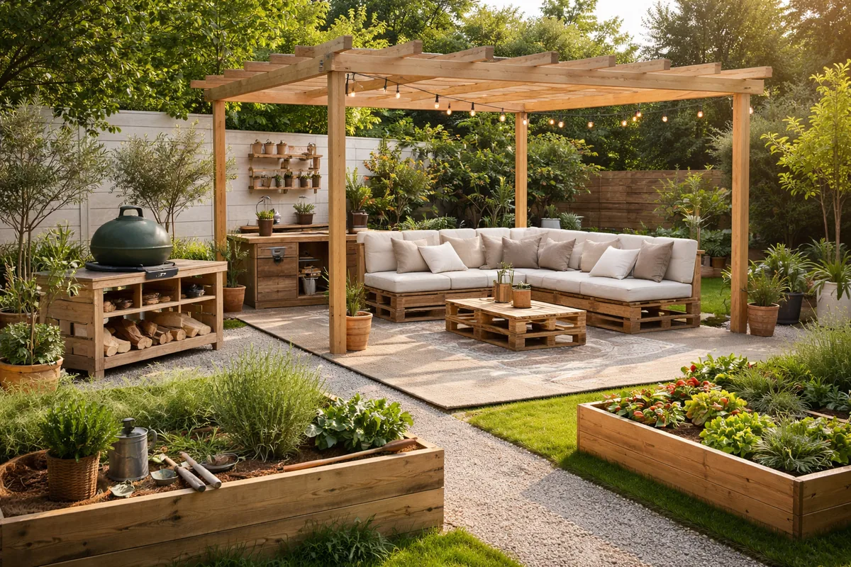 Comment réaliser un aménagement extérieur fonctionnel avec du DIY