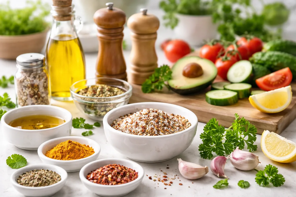 Les secrets des assaisonnements pour des plats équilibrés